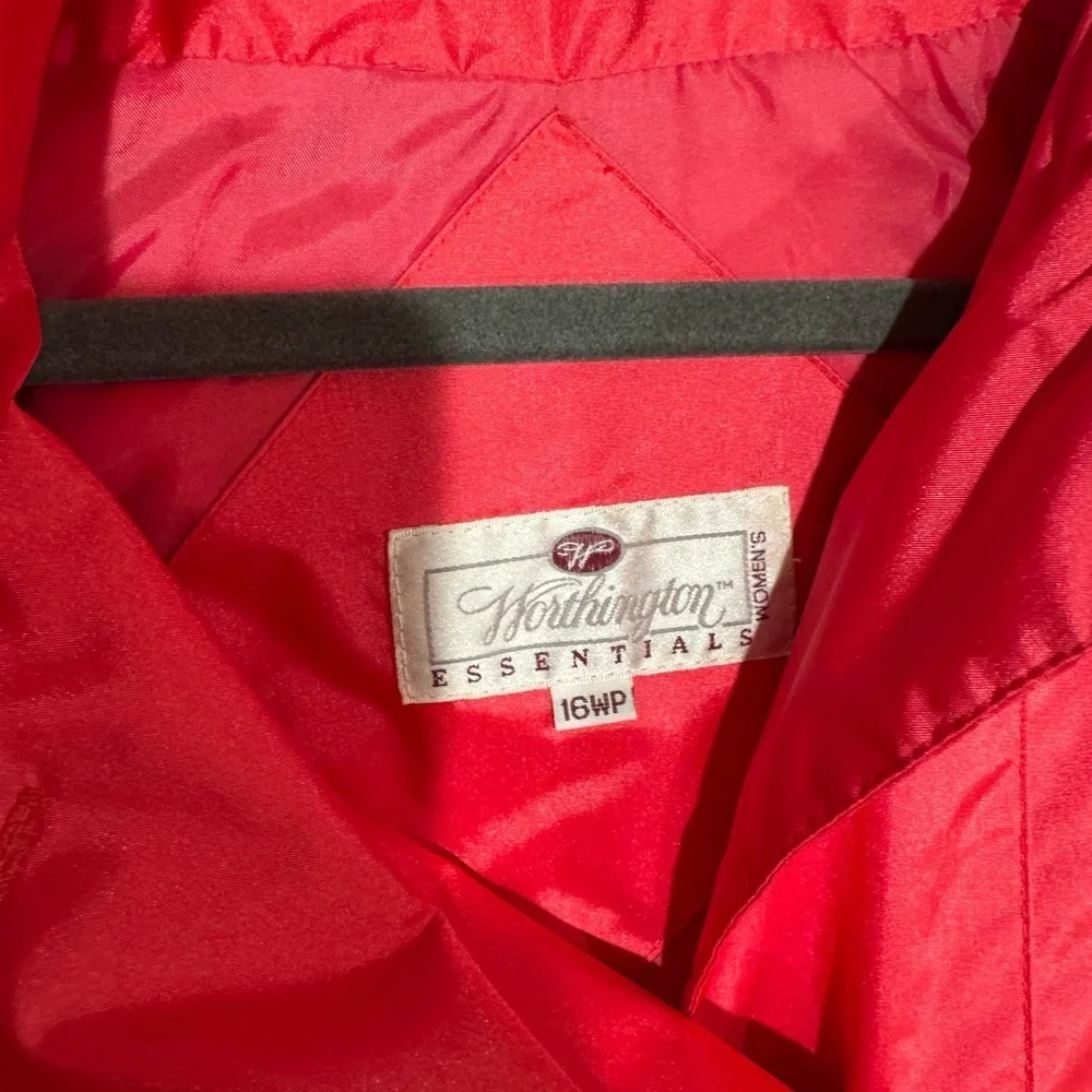 Vibrant Red‎ pink Trench Coat - Picture 6 of 12